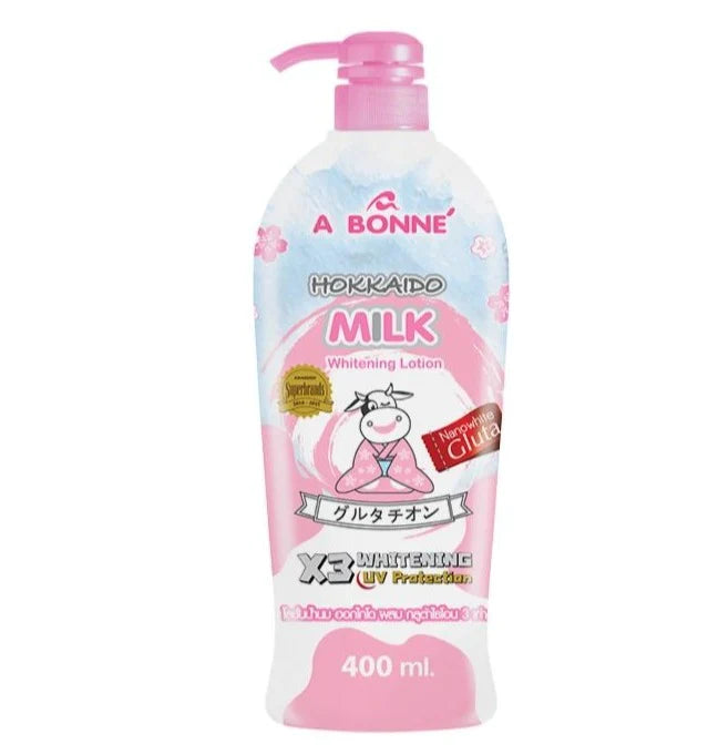 A Bonne Hokkaido Milk Whitening Lotion 400ml
