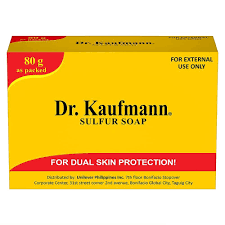 dr.kaufmann SULFUR SOAP FOR DUAL SKIN PROTECTION 80 g
