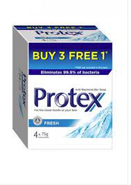 PROTEX Natural Fresh Soap  (4 x 22.5 g)