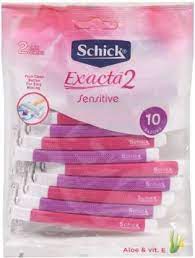 Schick EXACTA 2 FOR SENSITIVE (Pack of 10)