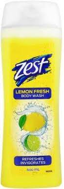 Zest LEMON FRESH BODY WASH (400 ml)