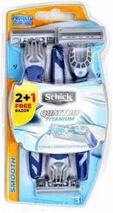 Schick QUATTRO TITANIUM (Pack of 3)