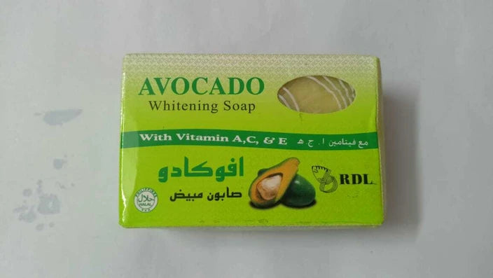 Avocado whitening soap
