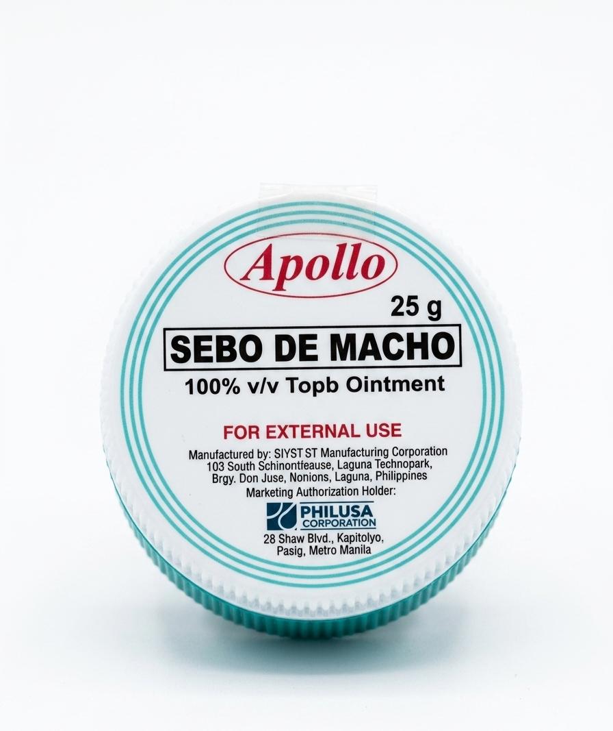 APOLLO SEBO DE MACHO 25G topb oinment| Buy Online | Saffronskins India