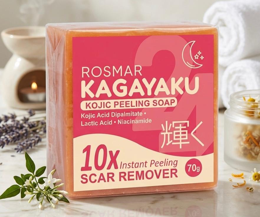 ROSEMAR KAGAYAKU KOJIC PEELING SOAP 70G| Buy Online | Saffronskins India