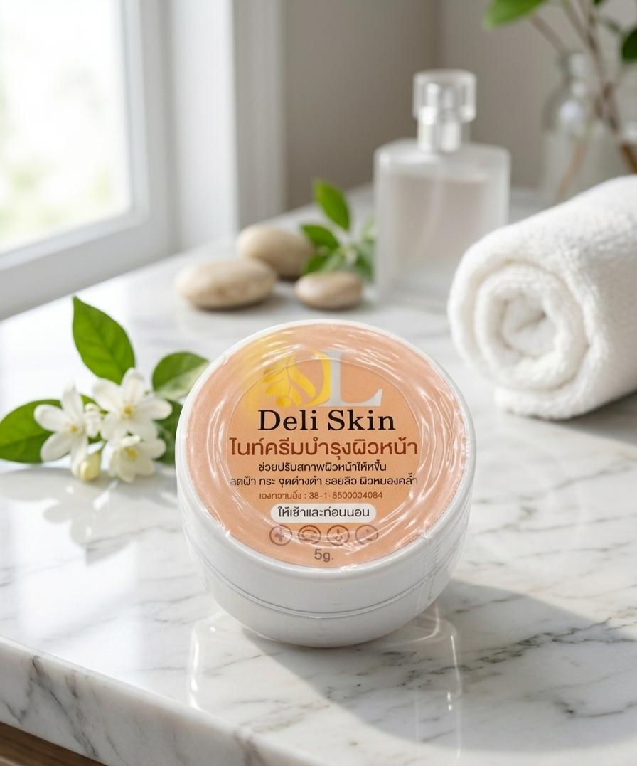 Deli skin facial night cream 5g| Buy Online | Saffronskins India
