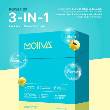 MOIIVA | Gut Health | Relieves Constipation Gut Health Supplement | Vitamin C & 6 Billion Synbiotics | Buy Online | Saffronskins India