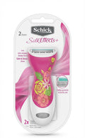 Schick silk effect + two wire blade for safe& smooth shine 2X 7refil blades| Buy Online | Saffronskins India
