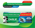 DARLIE clinically proven to white teeth 140g into 2 +1free | Buy Online | Saffronskins India