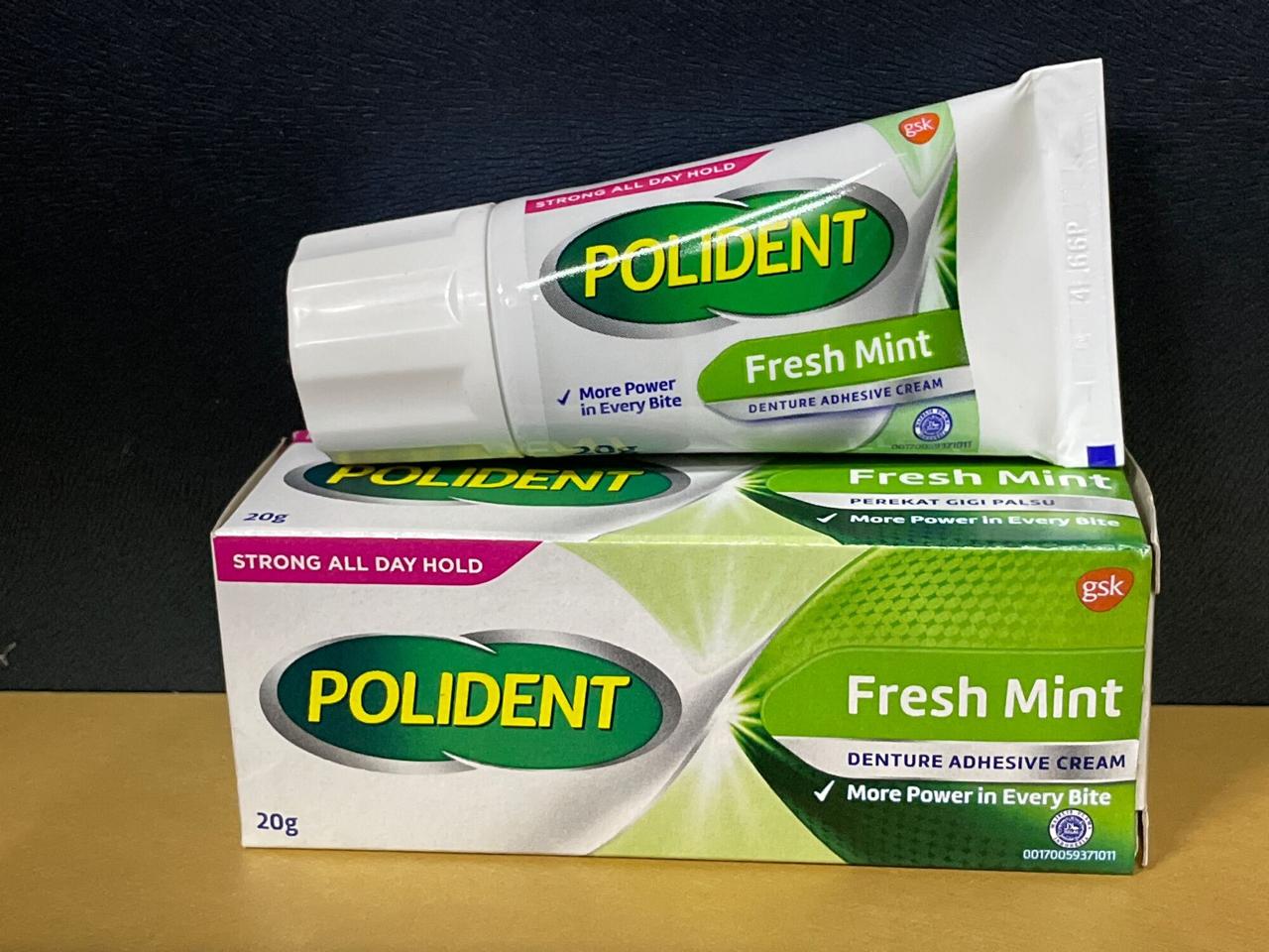Polident fresh mint adhensive cream 20g | Buy Online | Saffronskins India
