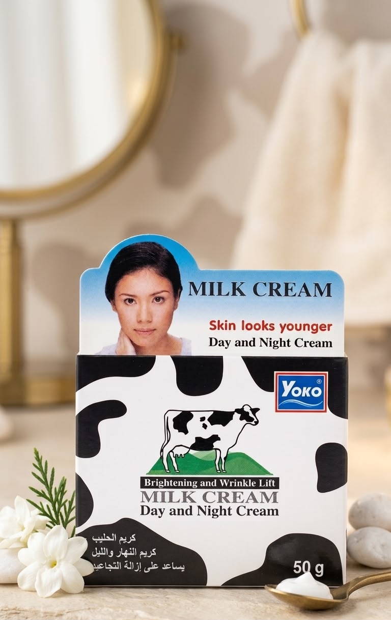 YOKO milk cream day and night cream 50g| Buy Online | Saffronskins India