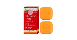 Dr.davey white kojic acid skin brightening soap 160g (2bars 80g) | Buy Online | Saffronskins India