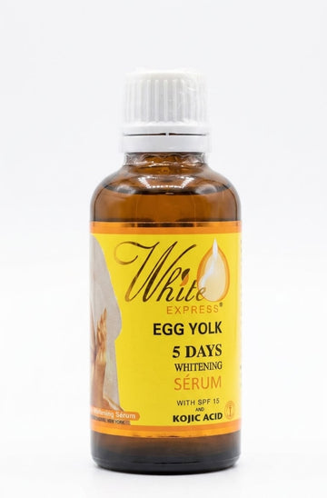 White express egg yolk 5days whitening serum kojic acid 50ml| Buy Online | Saffronskins India