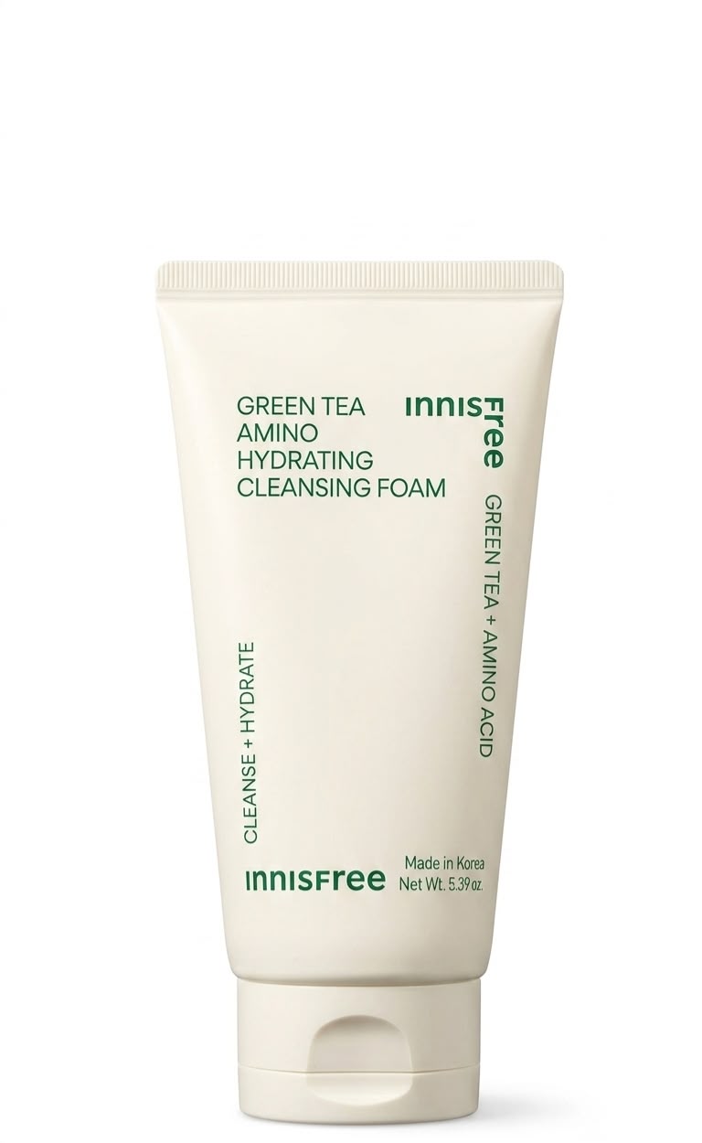 INNISFREE GREEN TEA AMINO HYDRATING CLEANSING FOAM 50G| Buy Online | Saffronskins India