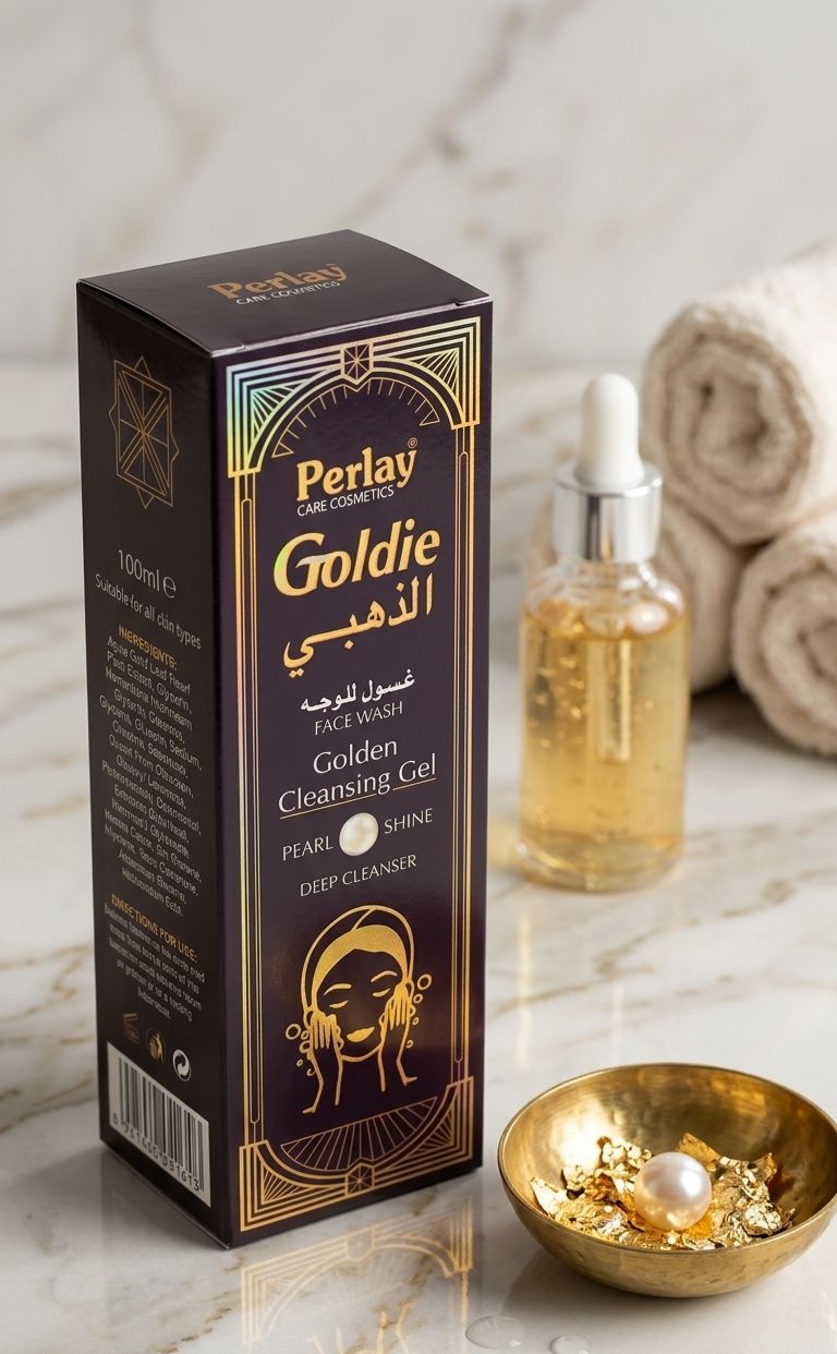 Perlay care cosmetics goldie golden cleansing gel 100ml | Buy Online | Saffronskins India