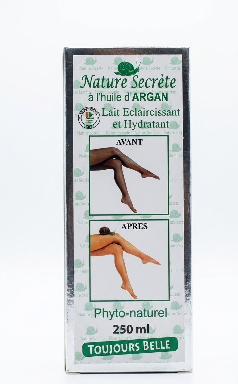Nature secrete d'argan lait eclaircissant phyto-natural 250ml| Buy Online | Saffronskins India