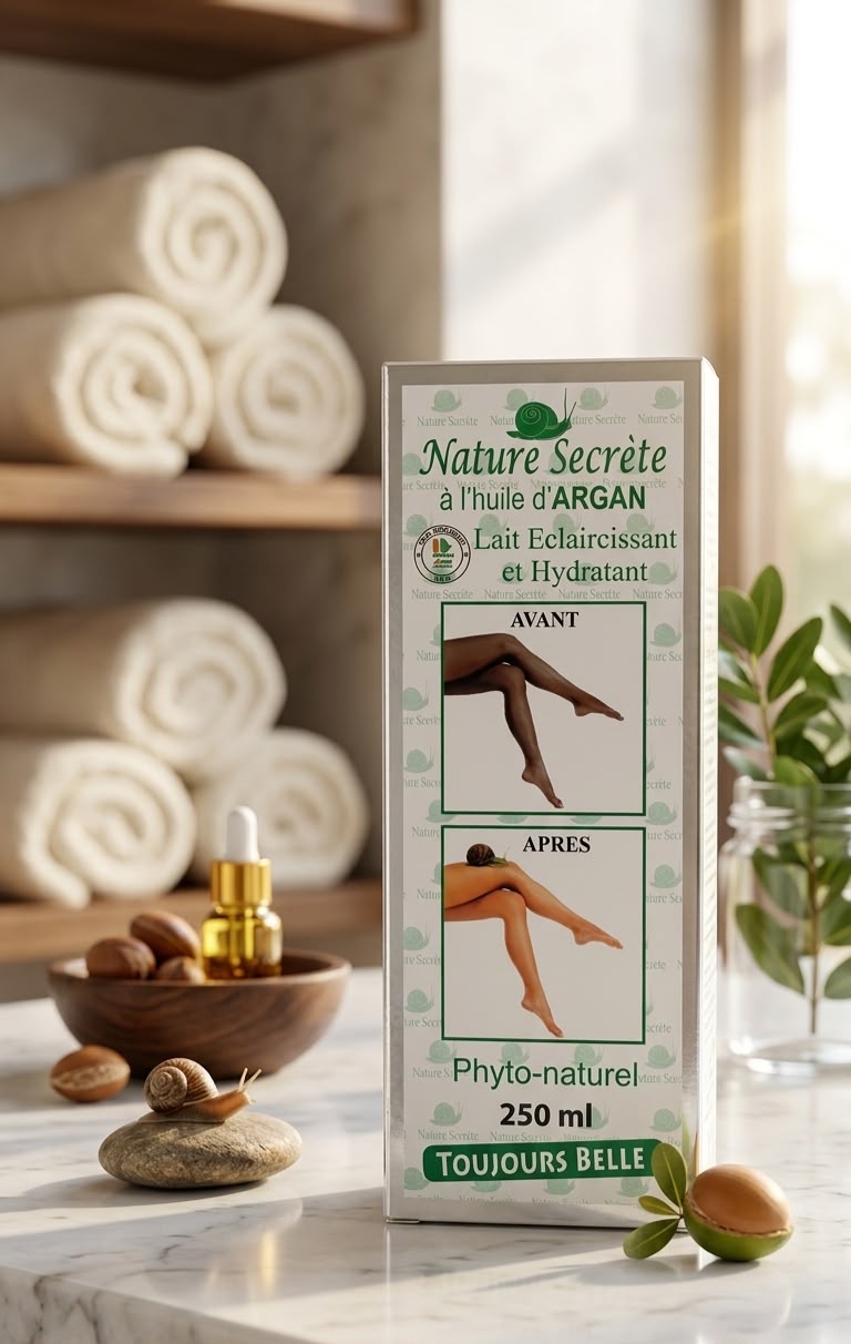 Nature secrete d'argan lait eclaircissant phyto-natural 250ml| Buy Online | Saffronskins India