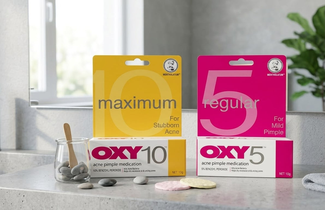 Maximum Regular for stubborn acne OXY 10 , OXY 5 10G| Buy Online | Saffronskins India