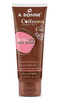 A Bonne coffee milk creamy salt detox spa body scrub 50g| Buy Online | Saffronskins India