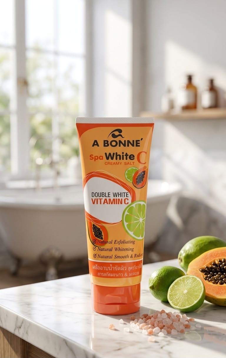 A Bonne spa white creamy salt double white vitamin c| Buy Online | Saffronskins India