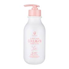 Scentio pink collagen radiant & firm facial foam body essence 350ml | Buy Online | Saffronskins India