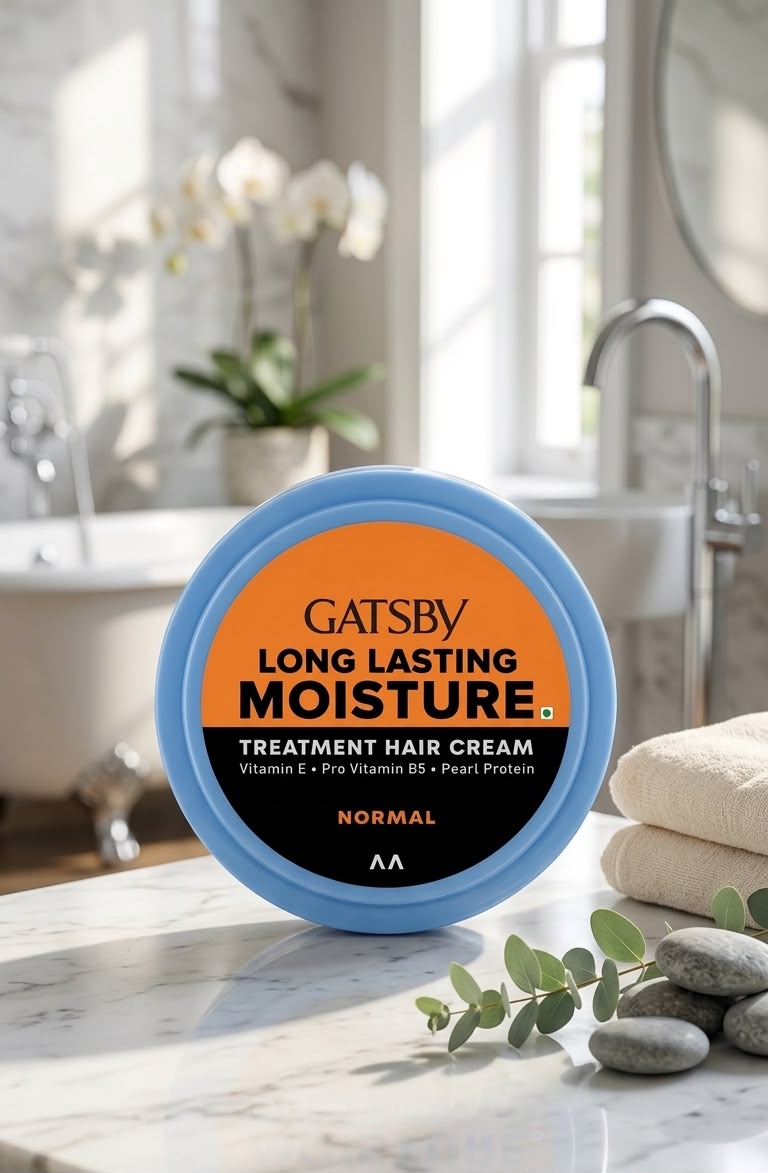 GATSBY LONG LASTING MOISTURE TREATMENTHAIR CREAM NORMAL| Buy Online | Saffronskins India