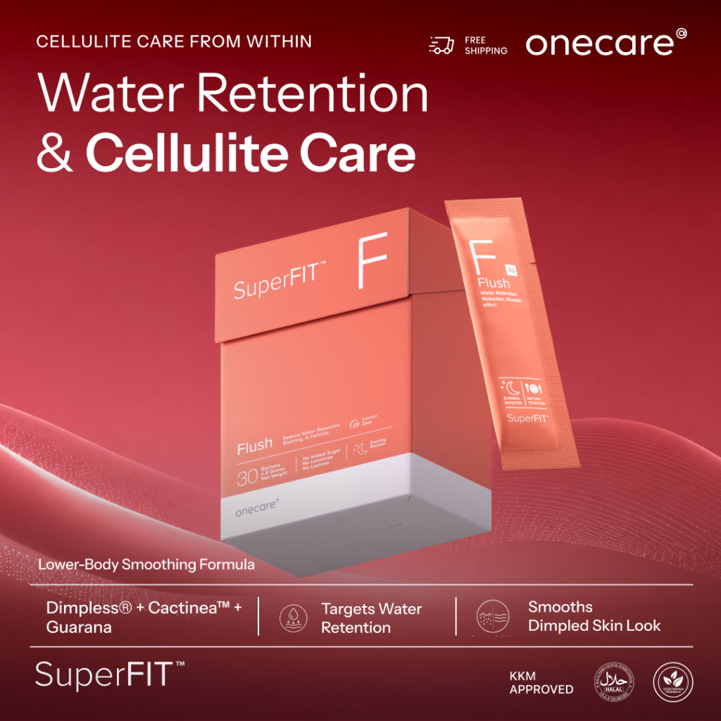 Onecare SuperFIT™ Flush (30 Sachets) – Anti-Cellulite & Water Retention Relief Drink | Buy Online | Saffronskins India