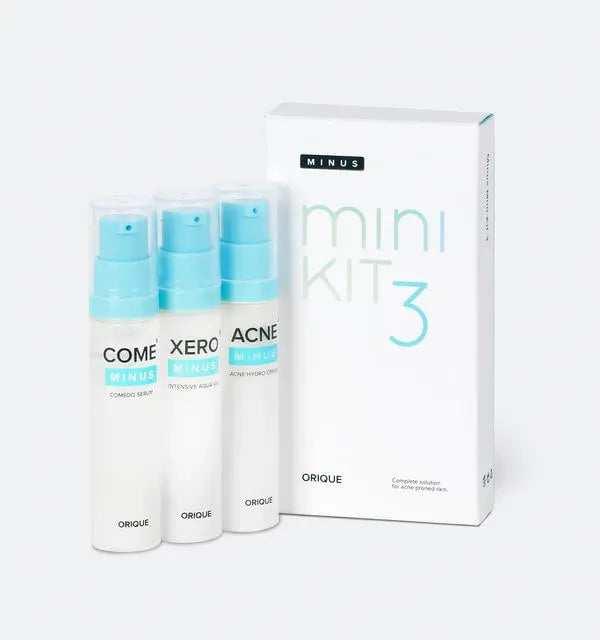 Minus Mini-Kit 3 | 3-Step Anti-Acne Travel Set | Moisturizing Serum & Acne Spot Cream | Buy Online | Saffronskins India