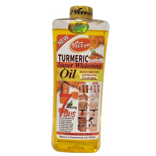 VEET gold turmeric super whitening oil 1000ml | Buy Online | Saffronskins India