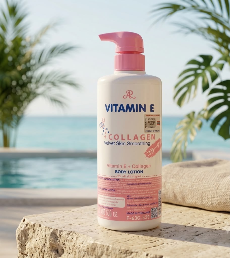 AR vitamin E collagen velvet skin smoothing body lotion| Buy Online | Saffronskins India
