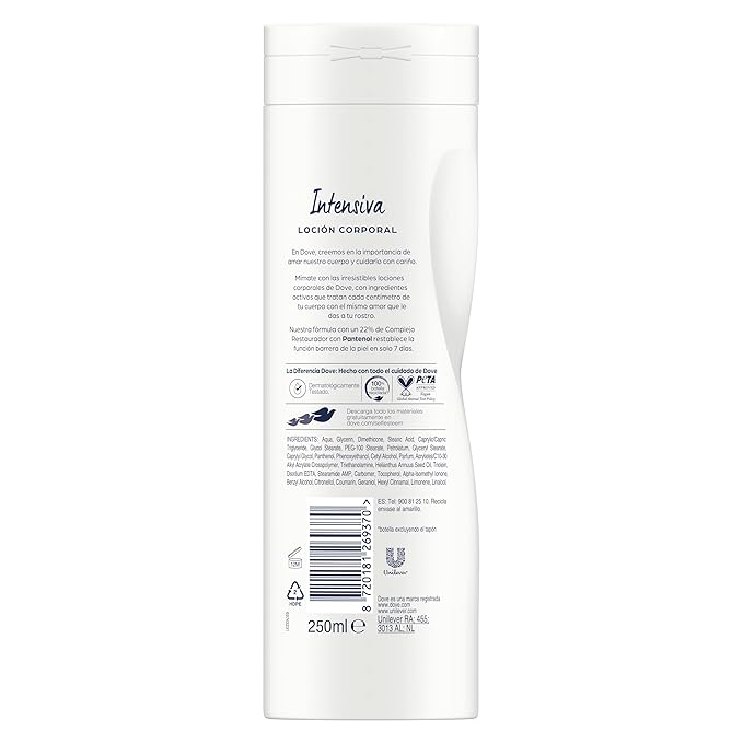 Dove Intense Nourishment Body Lotion 250ml | Buy Online | Saffronskins India