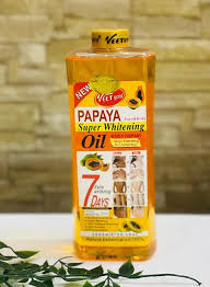 Veet gold Papaya Super Whitening Body Repair Oil, 1000ml | Buy Online | Saffronskins India