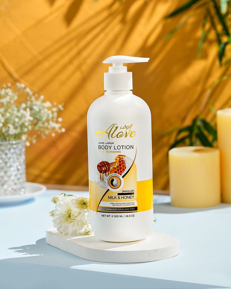 Alove Body Lotion Milk & Honey 500ml | Buy Online | Saffronskins India