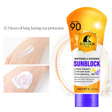 Roushun paris whitening & vanishing sunblock 180ml | Buy Online | Saffronskins India