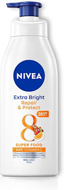 Nivea extra bright repair & protect 30spf 350ml | Buy Online | Saffronskins India