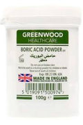Greenwood healthcare boric acid powder 100g | Buy Online | Saffronskins India