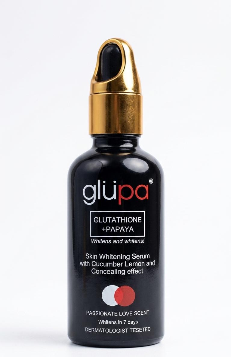 Glupa glutathione+papaya skin whitening serum with cucumber lemon and concealing effect 50 ml| Buy Online | Saffronskins India