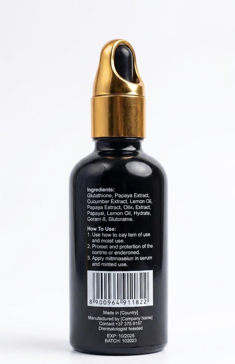 Glupa glutathione+papaya skin whitening serum with cucumber lemon and concealing effect 50 ml| Buy Online | Saffronskins India