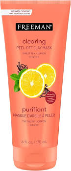 Freeman Clearing Peel-Off Clay Mask - Sweet Tea + Lemon 175 ml | Buy Online | Saffronskins India