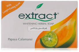 Extract Face and Body Orange Papaya Calamansi Soap, 125g | Buy Online | Saffronskins India