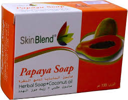 Papaya Soap Herbal Soap +Coconut Oil 135Gm | Buy Online | Saffronskins India