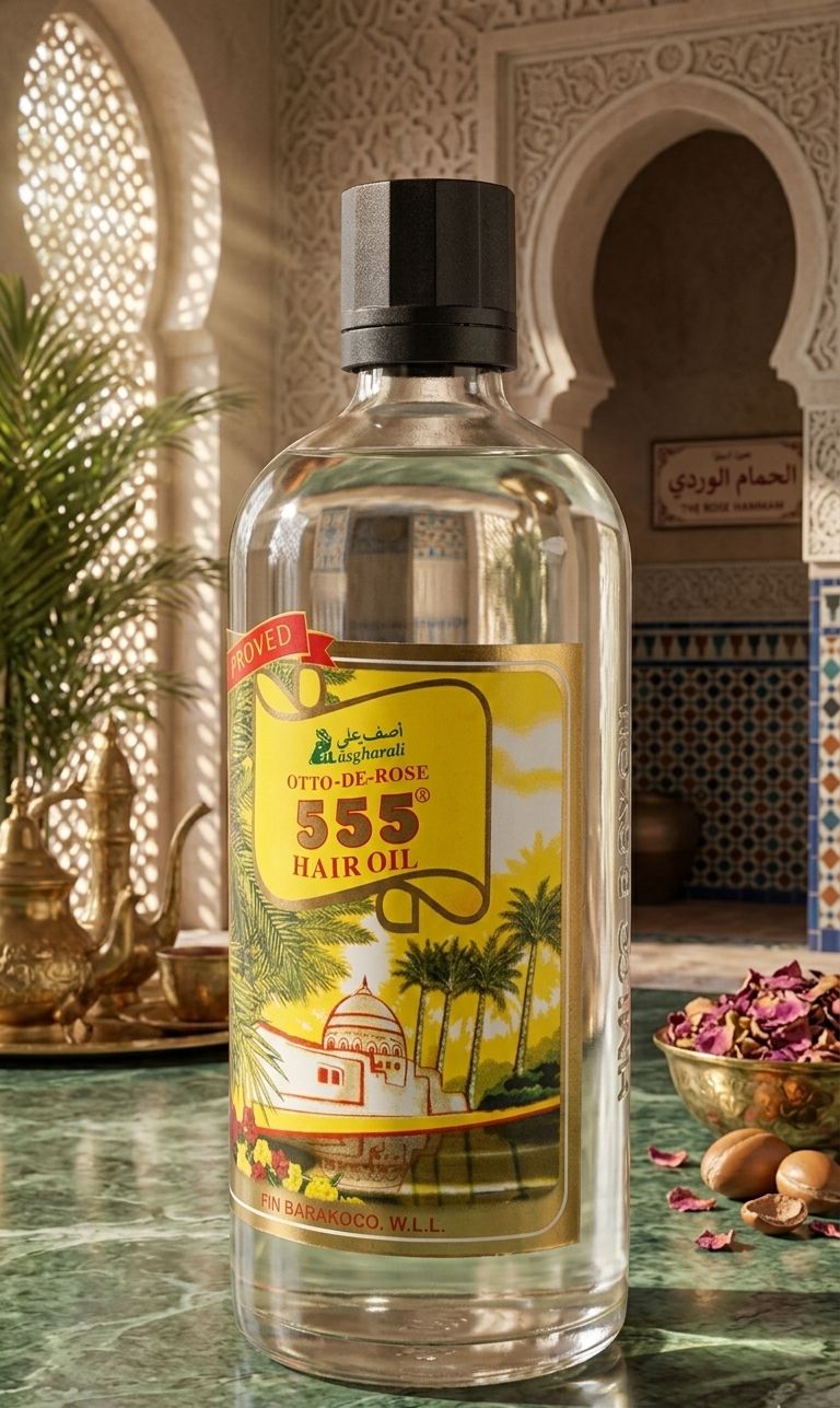 Asgharali OOTO-DE-ROSE 555 hair oil 100ml| Buy Online | Saffronskins India