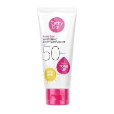 Cathy Doll Aqua Sun Whitening Body Sun Serum SPF 50 PA+++ 138ml | Buy Online | Saffronskins India