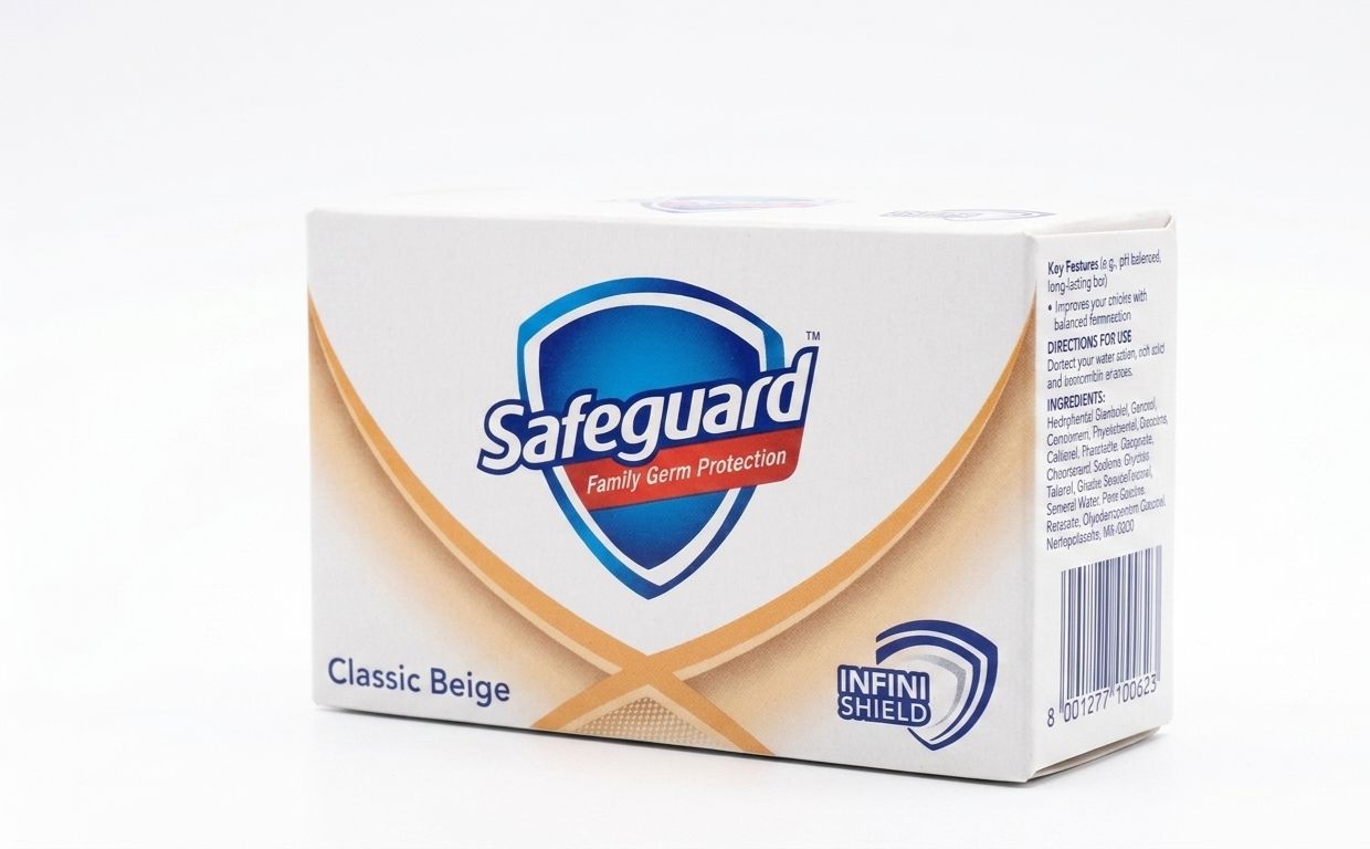Safeguard family germ protection classic beige 50g| Buy Online | Saffronskins India