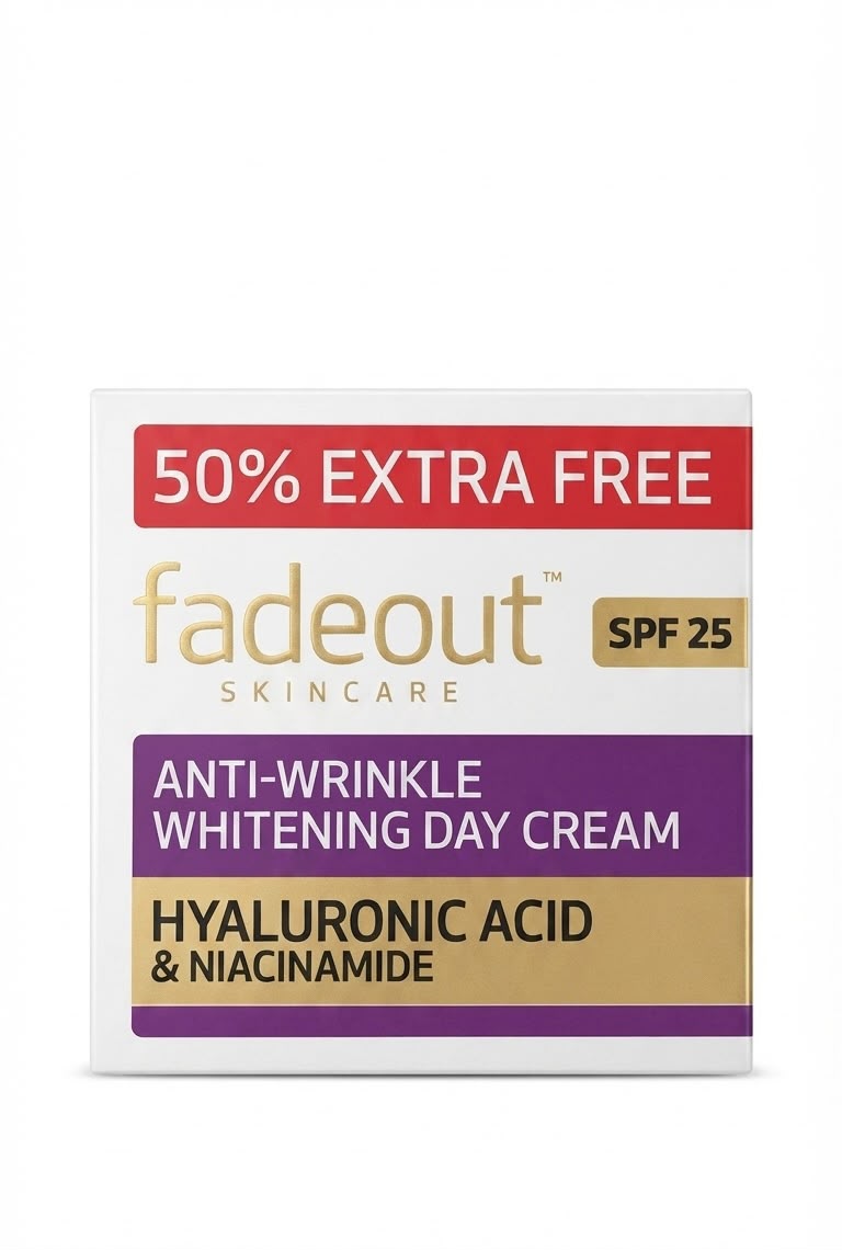Fadeout skincare anti-wrinkler whitening day cream spf 25| Buy Online | Saffronskins India