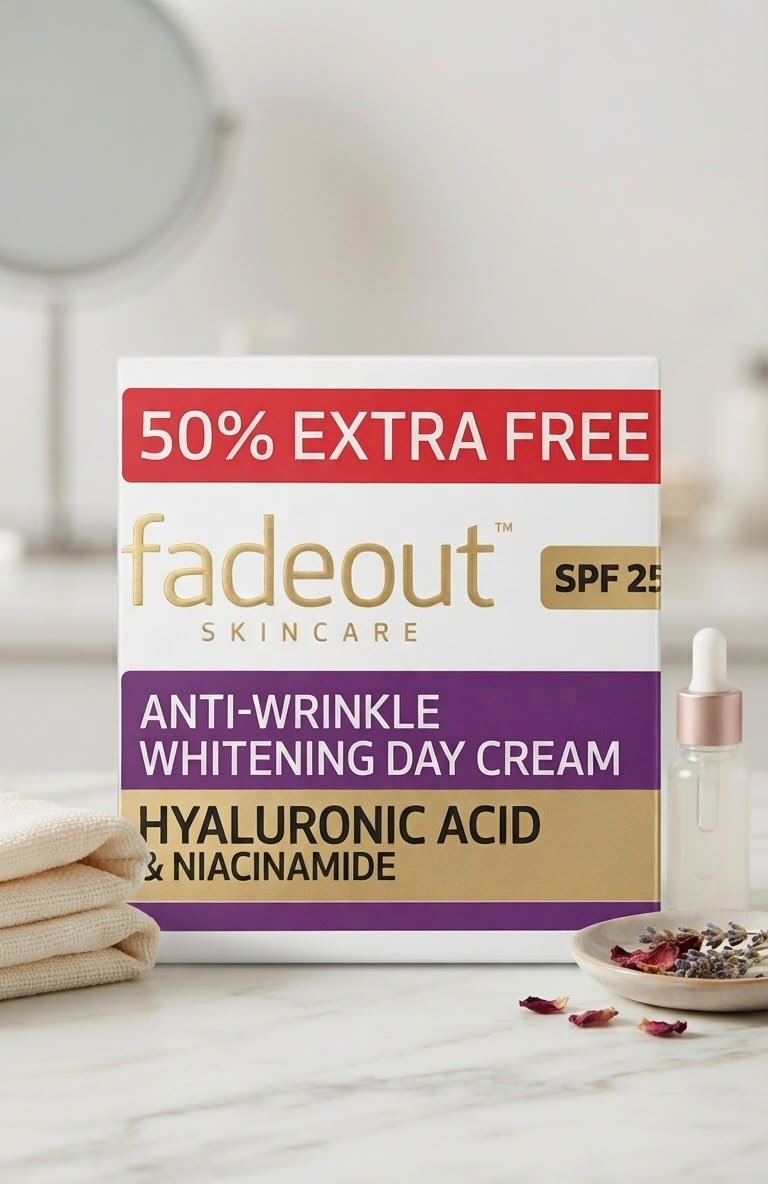Fadeout skincare anti-wrinkler whitening day cream spf 25| Buy Online | Saffronskins India