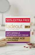 Fadeout skincare anti-wrinkler whitening day cream spf 25| Buy Online | Saffronskins India