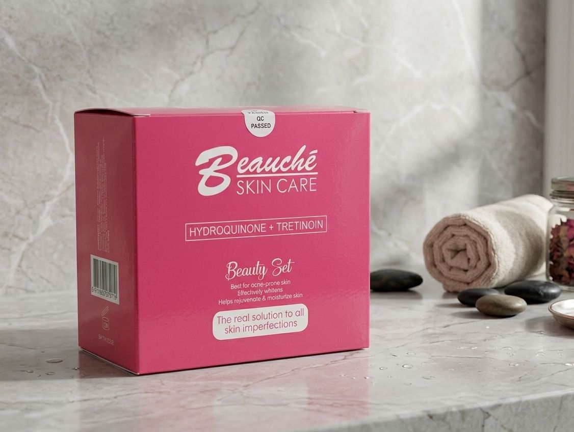 Beauche skin care hydroquinone + tretinoin beauty set| Buy Online | Saffronskins India