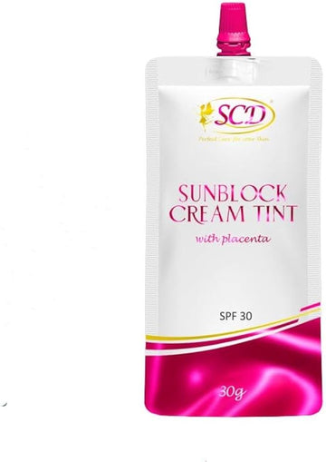 SCD Sunblock cream tint with placenta spf30 30g| Buy Online | Saffronskins India