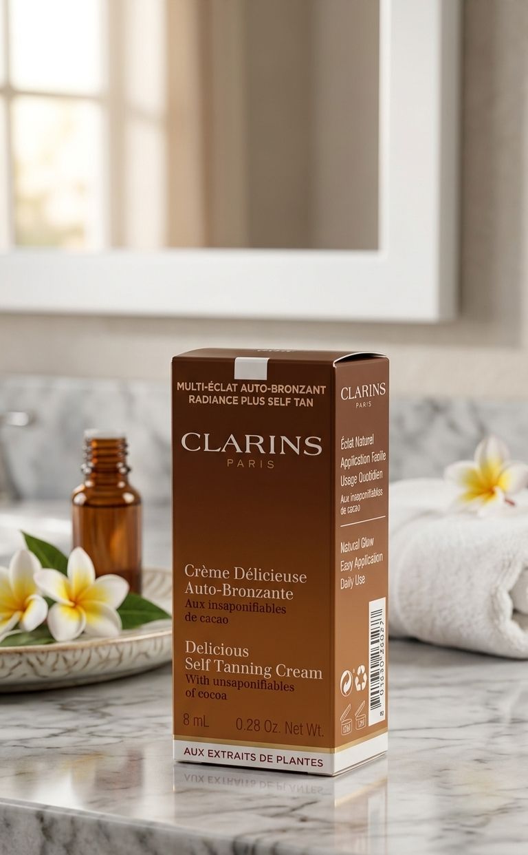 CLARINS paris creme delicieuse auto-bronzate 8ml| Buy Online | Saffronskins India